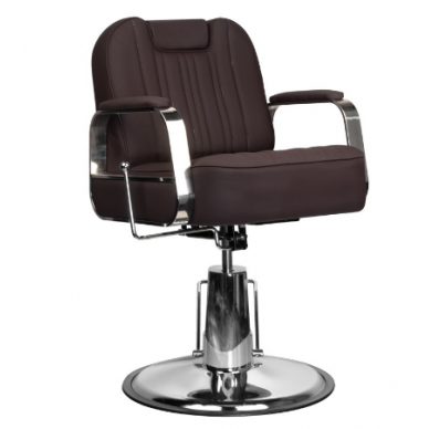 Profesionali barberio kėdė kirpykloms ir grožio salonams GABBIANO RUFO BROWN 3 Profesionali barberio kėdė kirpykloms ir grožio salonams GABBIANO RUFO BROWN 3