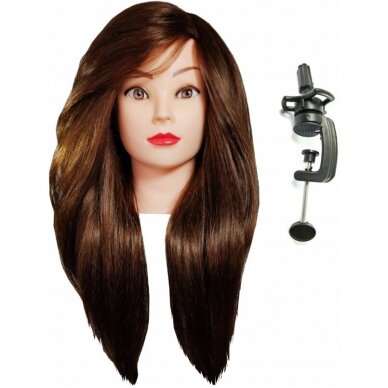 Galva mokymams ALINKA BROWN, 55-60 cm (60 % natūralių plaukų) Galva mokymams ALINKA BROWN, 55-60 cm (60 % natūralių plaukų)
