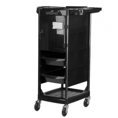 Profesionalus GABBIANO kirpėjo vežimėlis, juodas FX10C