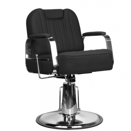 Profesionali barberio kėdė kirpykloms ir grožio salonams GABBIANO RUFO BLACK Profesionali barberio kėdė kirpykloms ir grožio salonams GABBIANO RUFO BLACK