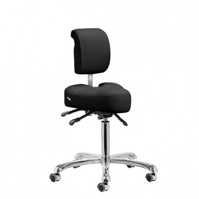 GIOVANNI CLASSIC 1005 profesionali podologinė meistro kėdė kosmetologams bei grožio salonams, juodos spalvos GIOVANNI CLASSIC 1005 profesionali podologinė meistro kėdė kosmetologams bei grožio salonams, juodos spalvos