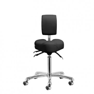 GIOVANNI CLASSIC 1005 profesionali podologinė meistro kėdė kosmetologams bei grožio salonams, juodos spalvos 1 GIOVANNI CLASSIC 1005 profesionali podologinė meistro kėdė kosmetologams bei grožio salonams, juodos spalvos 1