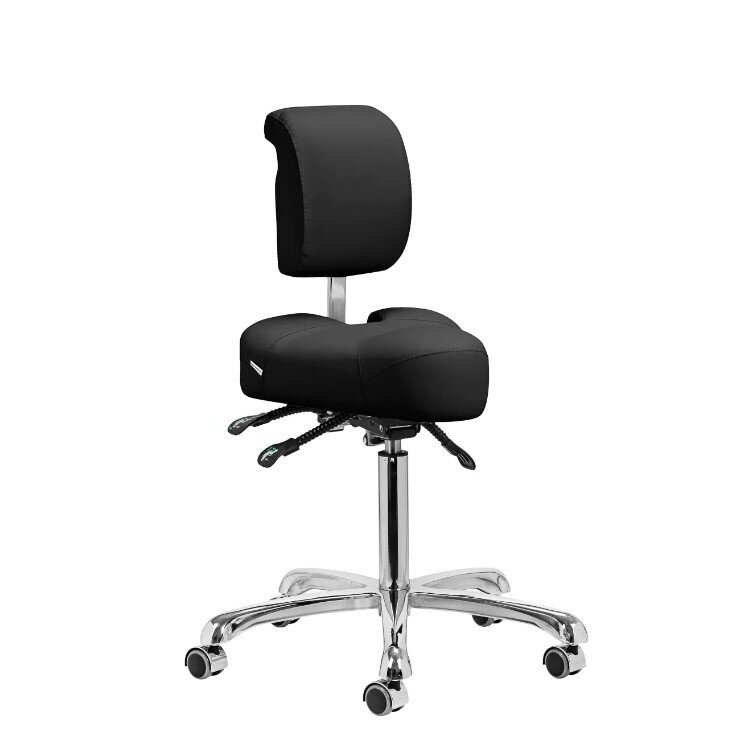 GIOVANNI CLASSIC 1005 profesionali podologinė meistro kėdė kosmetologams bei grožio salonams, juodos spalvos GIOVANNI CLASSIC 1005 profesionali podologinė meistro kėdė kosmetologams bei grožio salonams, juodos spalvos