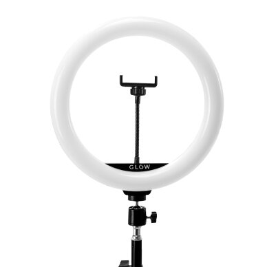 GLOW profesionali makiažo lempa LED RING 10" bsc su stovu 10W 3 GLOW profesionali makiažo lempa LED RING 10" bsc su stovu 10W 3