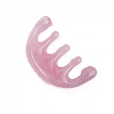 GUA SHA nefrito akmuo veido ir galvos masažui GUA SHA nefrito akmuo veido ir galvos masažui