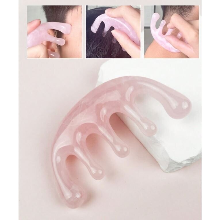 GUA SHA nefrito akmuo veido ir galvos masažui 1 GUA SHA nefrito akmuo veido ir galvos masažui 1