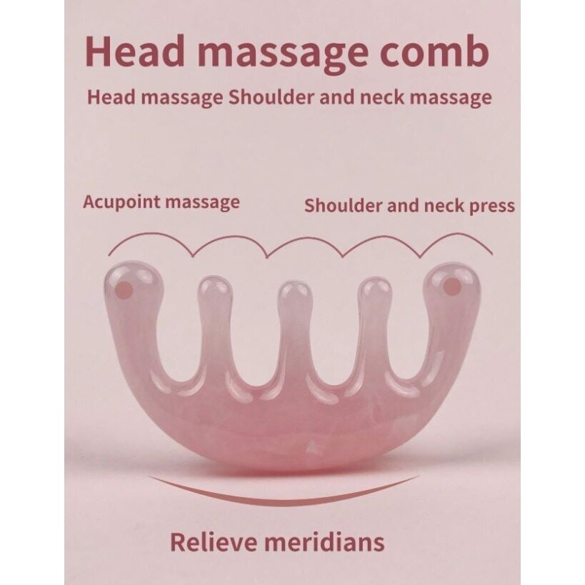 GUA SHA nefrito akmuo veido ir galvos masažui 2 GUA SHA nefrito akmuo veido ir galvos masažui 2