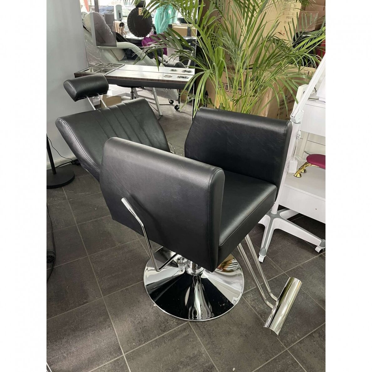 Profesionali kirpyklos ir barberių kėdė HAIR SYSTEM 0-179, juodos spalvos 10 Profesionali kirpyklos ir barberių kėdė HAIR SYSTEM 0-179, juodos spalvos 10