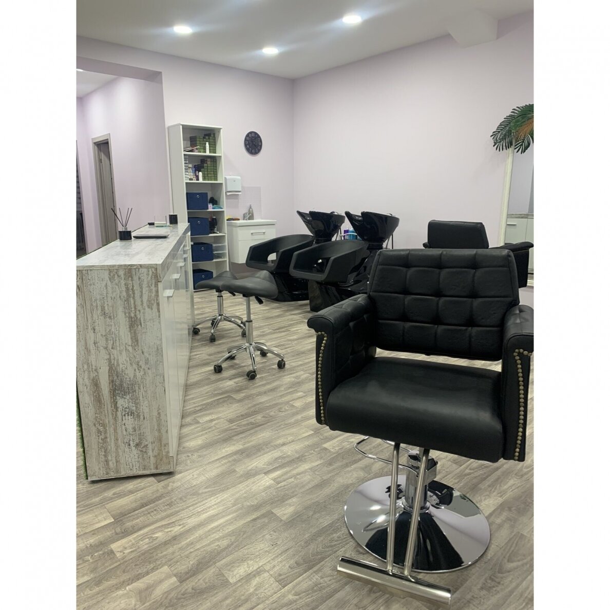 Profesionali kirpyklos kėdė HAIR SYSTEM HS48, juodos spalvos 7 Profesionali kirpyklos kėdė HAIR SYSTEM HS48, juodos spalvos 7