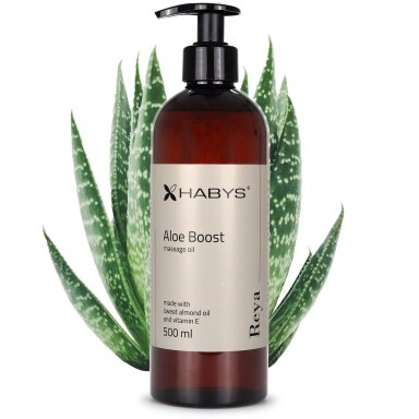 HABYS REYA ALOE BOOST masažo aliejus su su gaivinančia alavijo nata HABYS REYA ALOE BOOST masažo aliejus su su gaivinančia alavijo nata