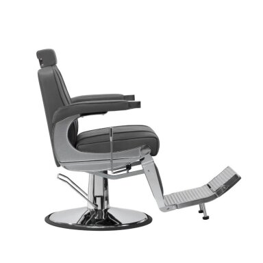 HAIR SYSTEM profesionali barberio kėdė kirpykloms ir grožio salonams BM88066, pilkos spalvos HAIR SYSTEM profesionali barberio kėdė kirpykloms ir grožio salonams BM88066, pilkos spalvos
