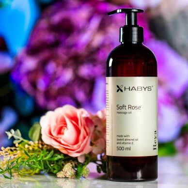 HABYS REYA SOFT ROSE masažo aliejus su natūraliu saldžiųjų migdolų aliejumi ir vitaminu E 2 HABYS REYA SOFT ROSE masažo aliejus su natūraliu saldžiųjų migdolų aliejumi ir vitaminu E 2