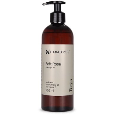 HABYS REYA SOFT ROSE masažo aliejus su natūraliu saldžiųjų migdolų aliejumi ir vitaminu E 4 HABYS REYA SOFT ROSE masažo aliejus su natūraliu saldžiųjų migdolų aliejumi ir vitaminu E 4