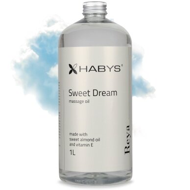 HABYS REYA SWEET DREAM masažo aliejus odai kuriai trūksta gyvybingumo HABYS REYA SWEET DREAM masažo aliejus odai kuriai trūksta gyvybingumo