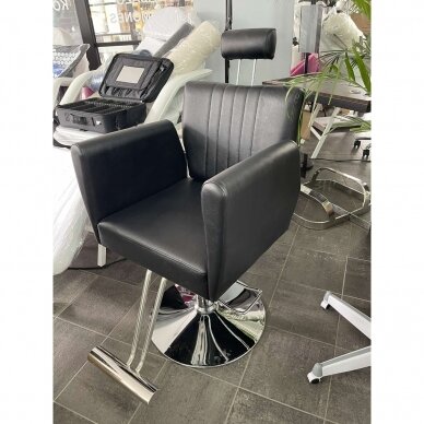 Profesionali kirpyklos ir barberių kėdė HAIR SYSTEM 0-179, juodos spalvos 8 Profesionali kirpyklos ir barberių kėdė HAIR SYSTEM 0-179, juodos spalvos 8