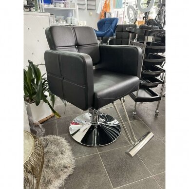 Profesionali kirpyklos kėdė HAIR SYSTEM HS10, juodos spalvos 7 Profesionali kirpyklos kėdė HAIR SYSTEM HS10, juodos spalvos 7