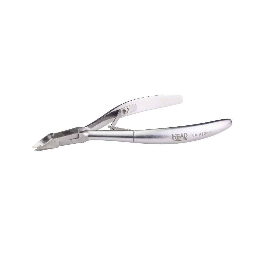 HEAD BEAUTY profesionalios žnyplutės odelių karpymui X-LINE, L-115mm, ašmenys 3mm 3 HEAD BEAUTY profesionalios žnyplutės odelių karpymui X-LINE, L-115mm, ašmenys 3mm 3