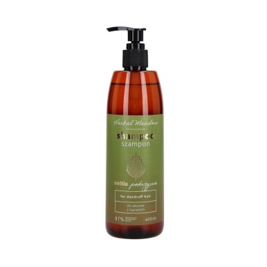 HISKIN HERBAL MEADOW SHAMPOO NETTLE šampūnas nuo pleiskanų su dilgelių ekstraktu, 400 ml HISKIN HERBAL MEADOW SHAMPOO NETTLE šampūnas nuo pleiskanų su dilgelių ekstraktu, 400 ml