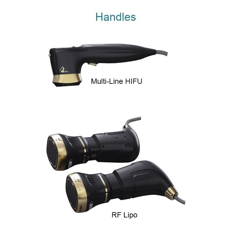 HIFU 2in1 fokusuotas 22D ultragarso aparatas veidui ir kūnui + RF lipo 2 HIFU 2in1 fokusuotas 22D ultragarso aparatas veidui ir kūnui + RF lipo 2