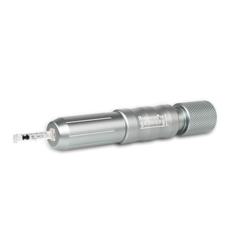 Hyaluron Pen Germany SILVER hialurono rūgšties injekcinis (beadatinis) švirkštas Hyaluron Pen Germany SILVER hialurono rūgšties injekcinis (beadatinis) švirkštas