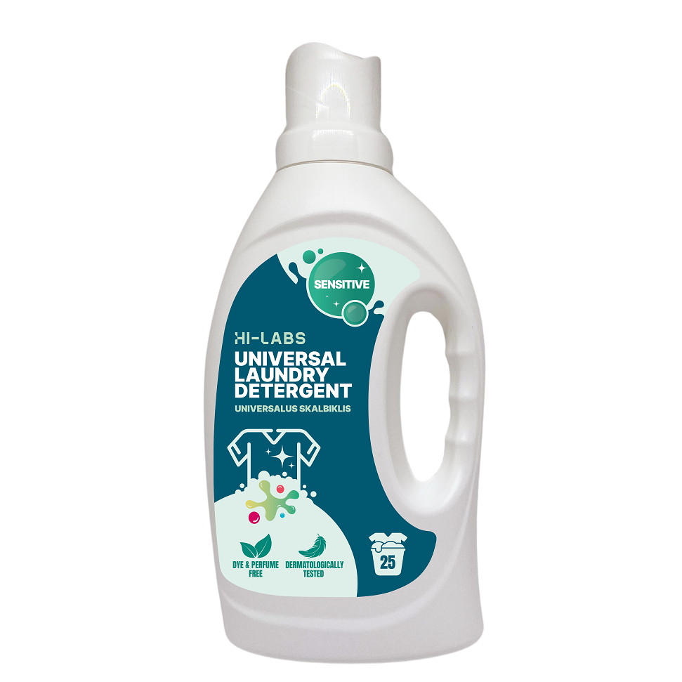 HI-LABS UNIVERSAL LAUNDRY DETERGENT universalus skalbiklis, 1l HI-LABS UNIVERSAL LAUNDRY DETERGENT universalus skalbiklis, 1l