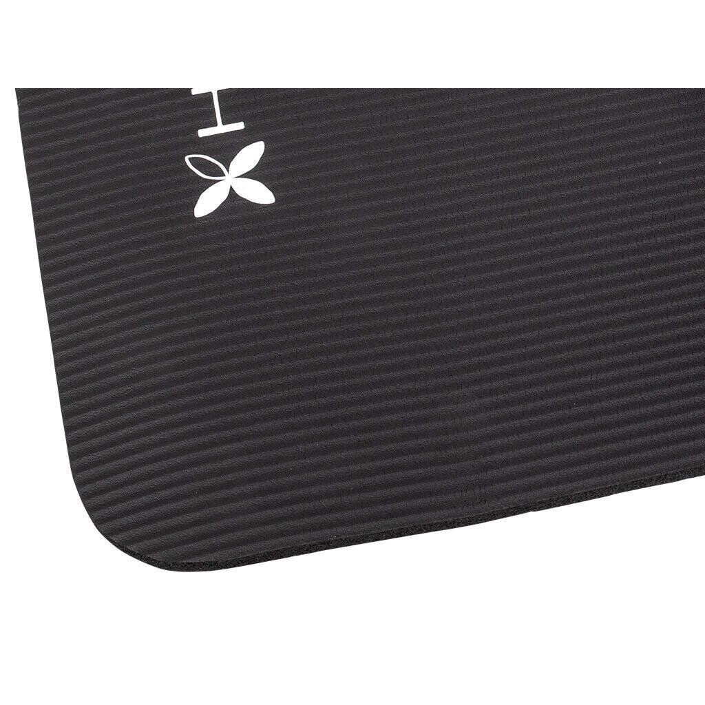 Jogos kilimėlis treniruotėms NBR, 183x61x1cm, juodos spalvos 2 Jogos kilimėlis treniruotėms NBR, 183x61x1cm, juodos spalvos 2