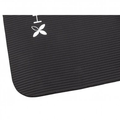 Jogos kilimėlis treniruotėms NBR, 183x61x1cm, juodos spalvos 2 Jogos kilimėlis treniruotėms NBR, 183x61x1cm, juodos spalvos 2