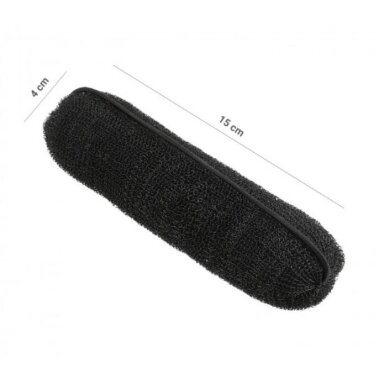 LUSSONI lanksti plaukų kempinėlė kuodui formuoti BLACK, 150 mm LUSSONI lanksti plaukų kempinėlė kuodui formuoti BLACK, 150 mm