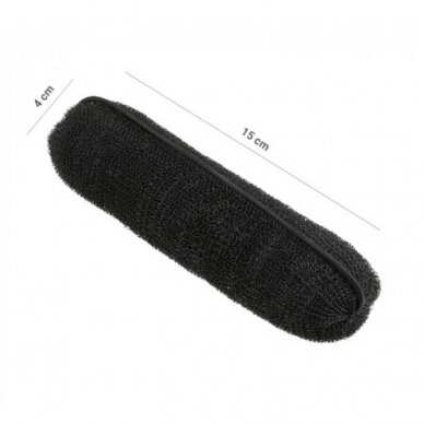 LUSSONI lanksti plaukų kempinėlė kuodui formuoti BLACK, 150 mm 1