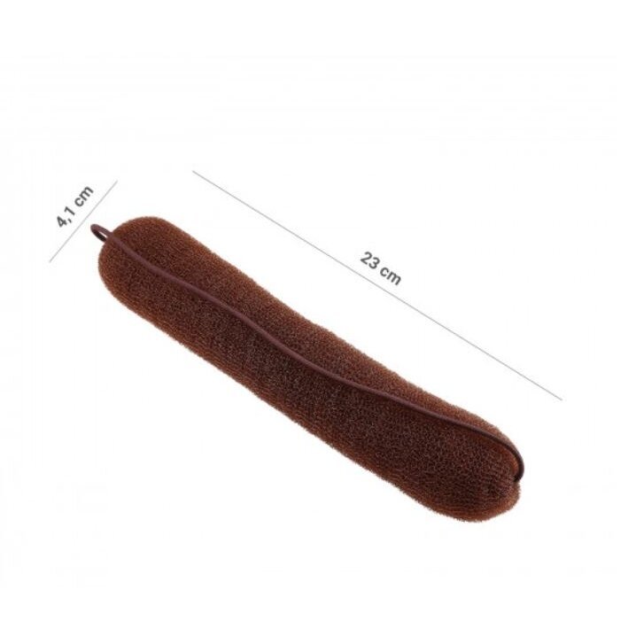 LUSSONI lanksti plaukų kempinėlė kuodui formuoti BROWN, 230 mm 1 LUSSONI lanksti plaukų kempinėlė kuodui formuoti BROWN, 230 mm 1