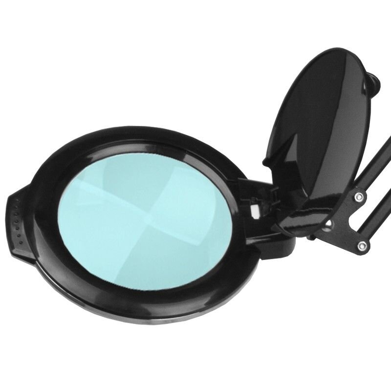 Profesionali kosmetologinė LED lempa - lupa MOONLIGHT 8013/6, juodos spalvos (su stovu) 3 Profesionali kosmetologinė LED lempa - lupa MOONLIGHT 8013/6, juodos spalvos (su stovu) 3