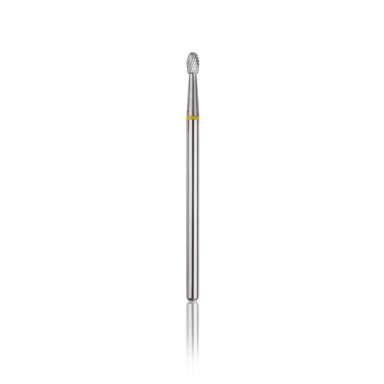 Karbidinis frezos antgalis OLIVE YELLOW, L-4.0 mm., Ø2.3 mm Karbidinis frezos antgalis OLIVE YELLOW, L-4.0 mm., Ø2.3 mm