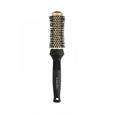 KASHOKI HR TIMELES BEAUTY smėlio laikrodžio formos plaukų formavimo šepetys 33mm KASHOKI HR TIMELES BEAUTY smėlio laikrodžio formos plaukų formavimo šepetys 33mm