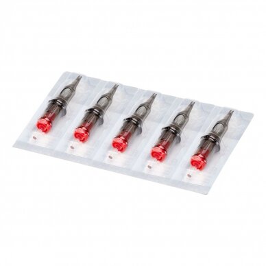 Kartridžas tatuiruotėms atlikti EL CARTEL V2 0.35mm/5RL Long Taper/10 vnt. 2 Kartridžas tatuiruotėms atlikti EL CARTEL V2 0.35mm/5RL Long Taper/10 vnt. 2