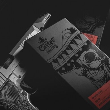 Kartridžas tatuiruotėms atlikti EL CARTEL V2 0.35mm/5RL Long Taper/10 vnt. 4 Kartridžas tatuiruotėms atlikti EL CARTEL V2 0.35mm/5RL Long Taper/10 vnt. 4