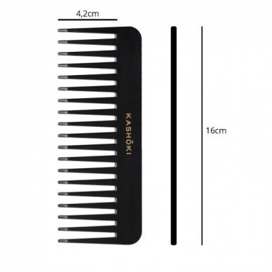 KASHOKI HR COMB WET DETANGLING COMB 382 plaukų šukos 2 KASHOKI HR COMB WET DETANGLING COMB 382 plaukų šukos 2