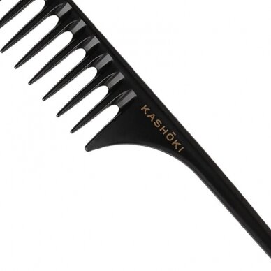 KASHOKI HR COMB WT TAIL COMB 450 šukos labai storiems plaukams AOI 2 KASHOKI HR COMB WT TAIL COMB 450 šukos labai storiems plaukams AOI 2