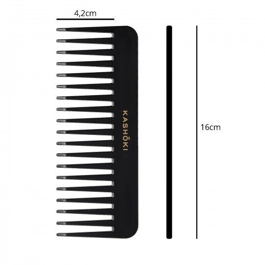 KASHOKI HR COMB WET DETANGLING COMB 382 plaukų šukos 2 KASHOKI HR COMB WET DETANGLING COMB 382 plaukų šukos 2