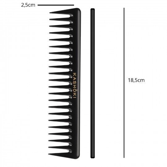 KASHOKI HR COMB WET DETANGLING COMB 399 plaukų šukos 2 KASHOKI HR COMB WET DETANGLING COMB 399 plaukų šukos 2