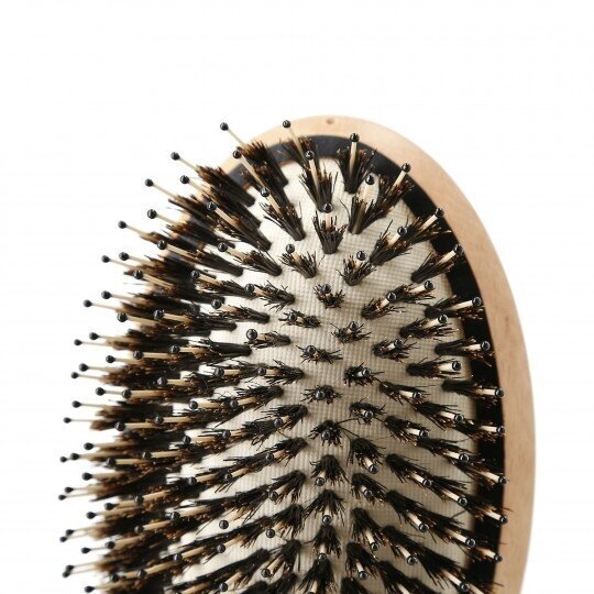 KASHOKI TOUCH OF NATURE WOODEN OVAL HAIR BRUSH naturalios medinės šukos plaukams OVAL 3
