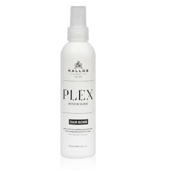 KALLOS PLEX BOND BUILDER nenuplaunamasis maitinamasis kondicionierius, 200 ml KALLOS PLEX BOND BUILDER nenuplaunamasis maitinamasis kondicionierius, 200 ml