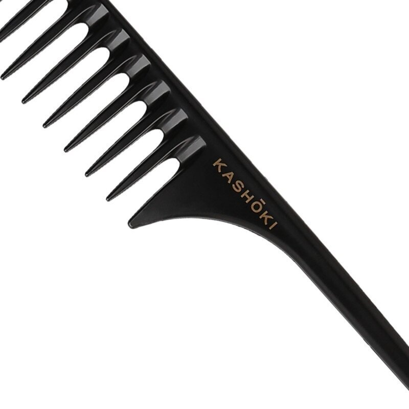 KASHOKI HR COMB WT TAIL COMB 450 šukos labai storiems plaukams AOI 2 KASHOKI HR COMB WT TAIL COMB 450 šukos labai storiems plaukams AOI 2