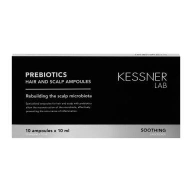 KESSNER LAB prebiotinės ampulės galvos odai ir plaukams 10x10 ml KESSNER LAB prebiotinės ampulės galvos odai ir plaukams 10x10 ml