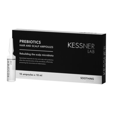 KESSNER LAB prebiotinės ampulės galvos odai ir plaukams 10x10 ml KESSNER LAB prebiotinės ampulės galvos odai ir plaukams 10x10 ml