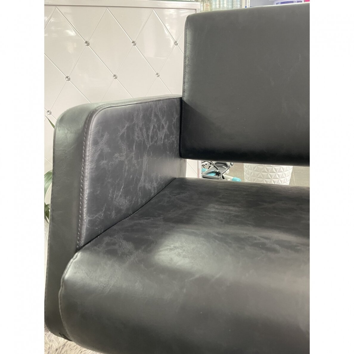 Profesionali kirpyklos kėdė HAIR SYSTEM SM376, juodos spalvos 6 Profesionali kirpyklos kėdė HAIR SYSTEM SM376, juodos spalvos 6