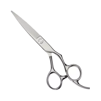 Plaukų kirpimo žirklės su fiksuotu piršto žiedu ERGONOMIC 5.5, dešiniarankiams Plaukų kirpimo žirklės su fiksuotu piršto žiedu ERGONOMIC 5.5, dešiniarankiams