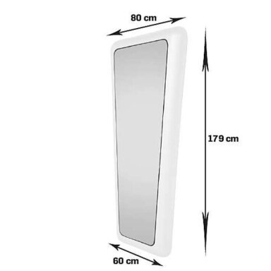 Kipyklos/ grožio salono veidrodis, baltos spalvos su LED apšvietimu Kipyklos/ grožio salono veidrodis, baltos spalvos su LED apšvietimu