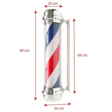 Besisukantis šviestuvas-lempa BARBER salonams BB08 BIG 60cm Besisukantis šviestuvas-lempa BARBER salonams BB08 BIG 60cm