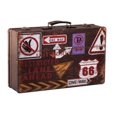 Kirpėjų ir barberių lagaminas įrankiams susidėti BARBER ROUTE66 Kirpėjų ir barberių lagaminas įrankiams susidėti BARBER ROUTE66