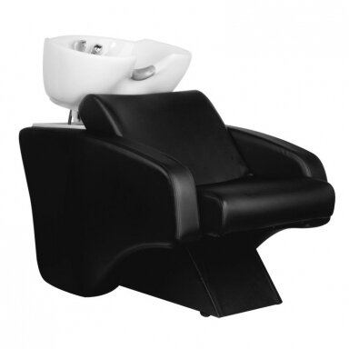 Profesionali kirpyklos plautuvė HAIR SYSTEM C38, juodos spalvois